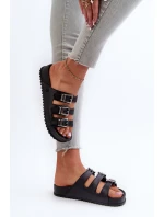 Dámské gumové pantofle model 21661679 Černé - Zaxy