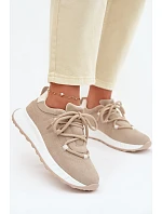 Kožené semišové dámské tenisky model 22069532 - EVENTO Kožené semišové dámské tenisky model 22069532 - EVENTO