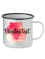 Personalizovaný retro plecháček - Akvarelový otisk