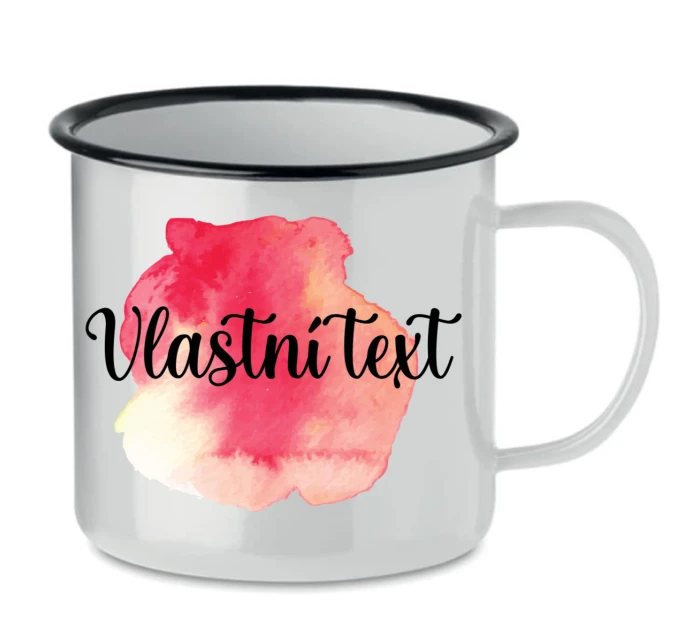 Personalizovaný retro plecháček - Akvarelový otisk