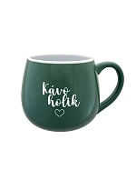 KÁVOHOLIK - zelený keramický hrníček 300 ml KÁVOHOLIK - zelený keramický hrníček 300 ml