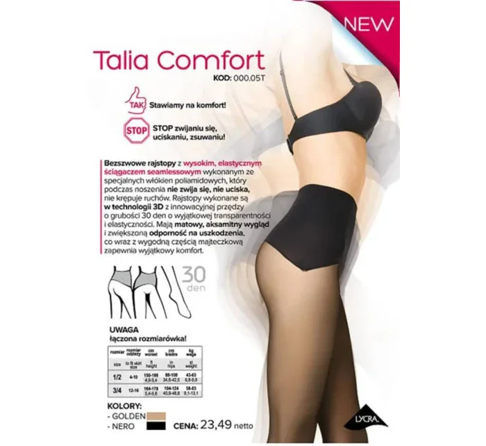 KOMFORT V PASE - BEZEŠVÉ PUNČOCHÁČE S ŽEBROVANÝMI ŠVY