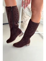 Ažurové kozačky  model 222525 Step in style