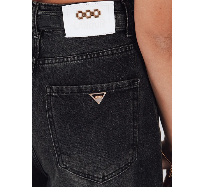 Dámské džíny balloon fit černé FashionStreet UY2743