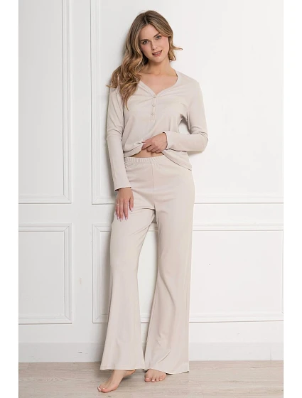 Pyžamo Leveza 1812 Yara, dlouhé rukávy, velikosti S–XL Pyžamo Leveza 1812 Yara, dlouhé rukávy, velikosti S–XL