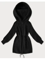 Černá vlněná bunda typu alpaka model 21486703 - MHM
