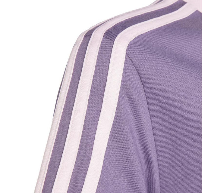 Adidas Essentials 3-Stripes Cotton Loose Fit Boyfriend Tee Jr IL3276 Tričko s proužky