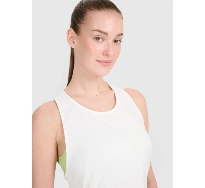 Dámský oversize rychleschnoucí tréninkový top 4F 4FWSS25TFSLF412-11S Dámský oversize rychleschnoucí tréninkový top 4F 4FWSS25TFSLF412-11S