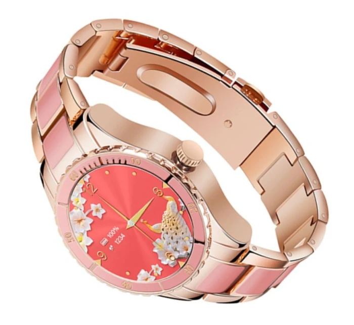 Dámské chytré hodinky Rubicon RNCE82 Pink Dámské chytré hodinky Rubicon RNCE82 Pink