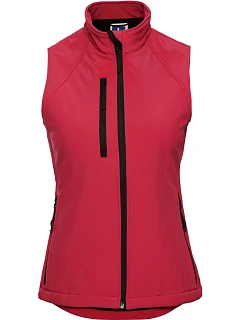 Russell Athletic 141F Dámská 3-vrstvá softshellová vesta 10.141F classic red