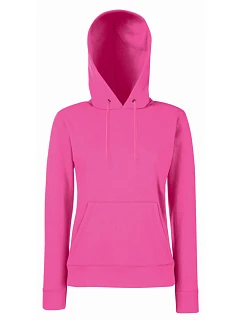 Fruit of the Loom Classic Lady-Fit Hooded Sweat Dámská mikina s kapucí 16.2038 fuchsia