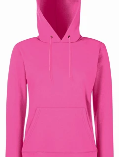 Fruit of the Loom Classic Lady-Fit Hooded Sweat Dámská mikina s kapucí 16.2038 fuchsia