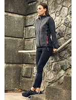 Promodoro 7705 Dámská pracovní pletená fleecová bunda 40.7705 heather grey Promodoro 7705 Dámská pracovní pletená fleecová bunda 40.7705 heather grey