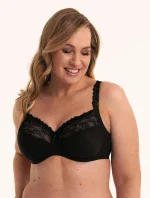 Eloise podprsenka s kosticí Full Cup 5295 black - RosaFaia