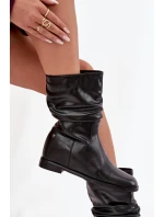 Kožené Dámské Kotníkové Boty S 02 Černé model 21728422 - Maciejka Kožené Dámské Kotníkové Boty S 02 Černé model 21728422 - Maciejka