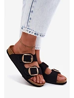 Dámské pantofle na korkové podrážce s  Černé model 22122995 - Lee Cooper