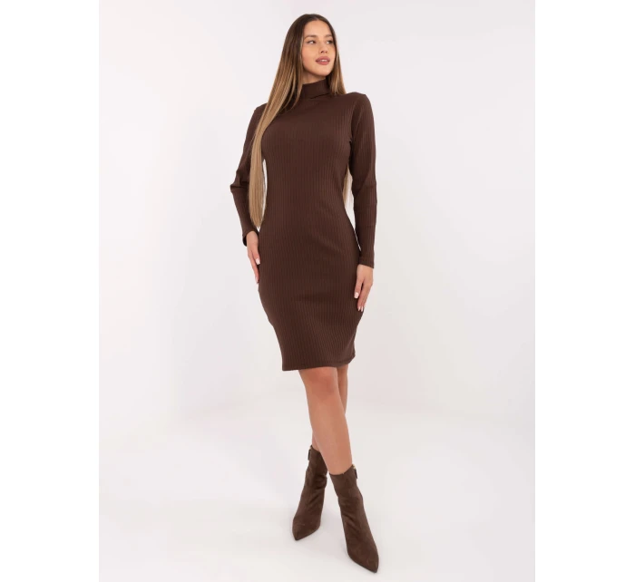 RV SK šaty A1048.83 tmavě hnědé RV SK šaty A1048.83 tmavě hnědé
