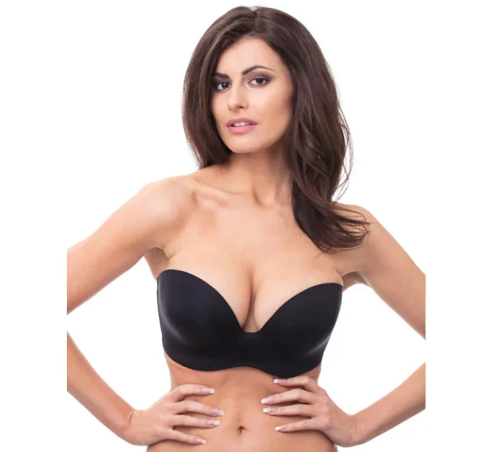 Dámská podprsenka bez ramínek ULTIMATE STRAPLESS BRA W032D Černá - WONDERBRA
