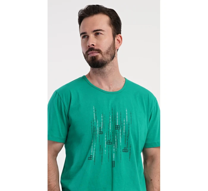 Pánské pyžamo šortky Tetris Pánské pyžamo šortky Tetris