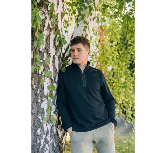 Skechers Skech-Knits Burst 1/4 Zip LT130-BLK Black L Skechers Skech-Knits Burst 1/4 Zip LT130-BLK Black L