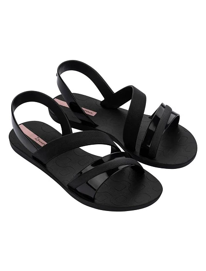 Ipanema boty dámské sandály Vibrant fashionable comfortable black dámské