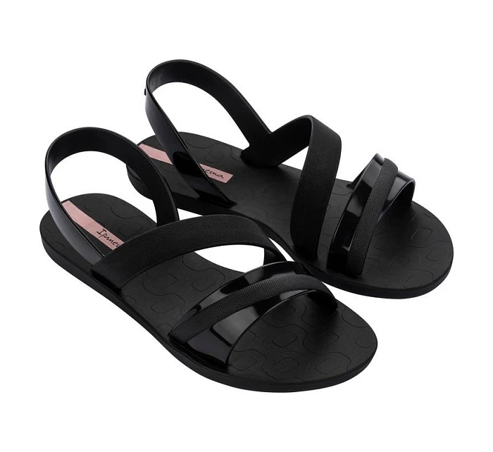 Ipanema boty dámské sandály Vibrant fashionable comfortable black dámské