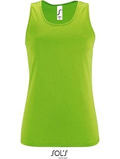 SOL'S Sporty TT Women Dámské sportovní tílko 25.2117 neon green