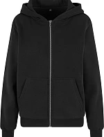 Build your Brand BY 290 Dámská mikina s kapucí z těžké bavlny "Fluffy" 56.0290 black