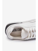 Mužské kožené tenisky BIG STAR NN174288 bílé Mužské kožené tenisky BIG STAR NN174288 bílé