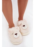 Kožešinové pantofle s motivem bílé model 21772446 - Boto Kožešinové pantofle s motivem bílé model 21772446 - Boto