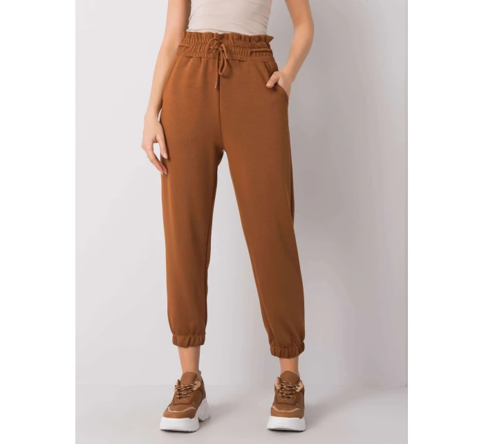 Tepláky 217 DR 25472.73 hnědá