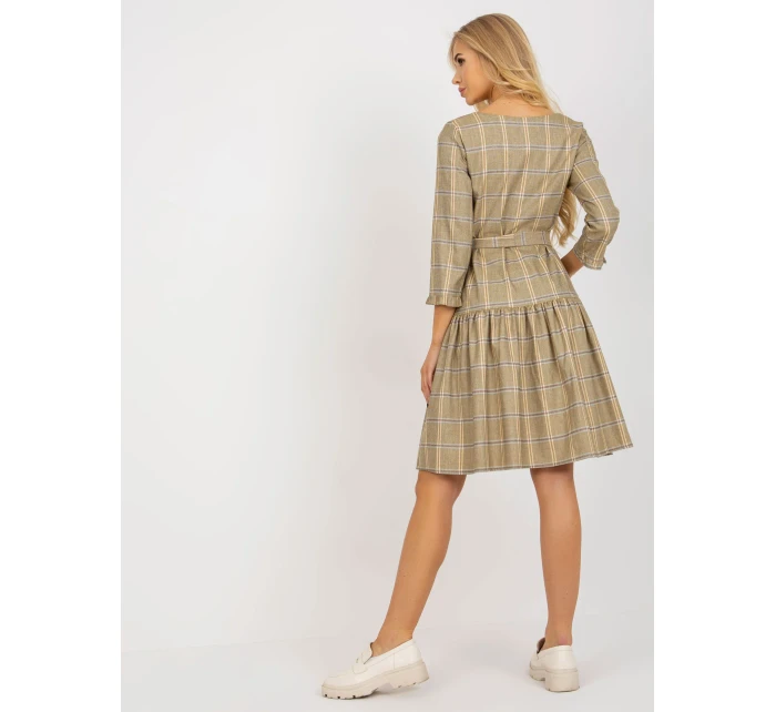 LK SK 507786 šaty.16P černá a žlutá LK SK 507786 šaty.16P černá a žlutá