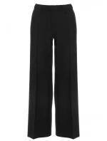 model 18003320 Kalhoty s rozšířenými nohavicemi černé - Moe model 18003320 Kalhoty s rozšířenými nohavicemi černé - Moe