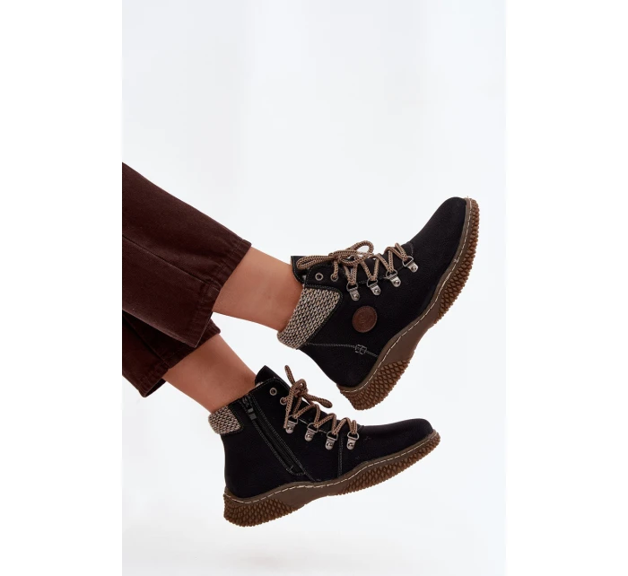 Zateplené dámské trapery Zenaya – černé