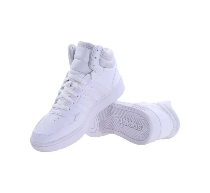 Boty Hoops 3.0 Mid M model 22110016 bílé - ADIDAS