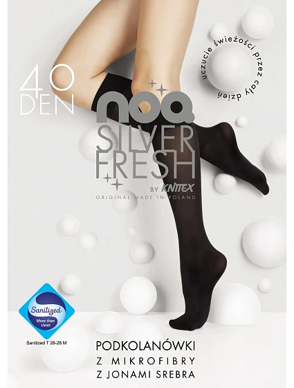 Dámské podkolenky  model 22365232 Silver Fresh 40 den - Knittex