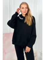 Izolovaná souprava s výšivkou Los Angeles černý Izolovaná souprava s výšivkou Los Angeles černý