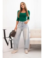 Halenka zelená model 21191401 - K-Fashion Halenka zelená model 21191401 - K-Fashion