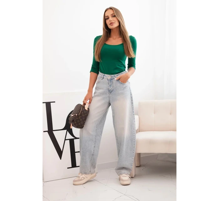 Halenka zelená model 21191401 - K-Fashion Halenka zelená model 21191401 - K-Fashion