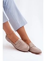 Mokasíny z přírodní kůže Vinceza Béžové Mokasíny z přírodní kůže Vinceza Béžové