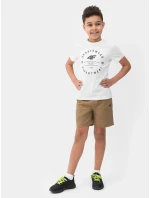 Chlapecké tričko 4FJSS23TTSHM294 bílé - 4F Chlapecké tričko 4FJSS23TTSHM294 bílé - 4F