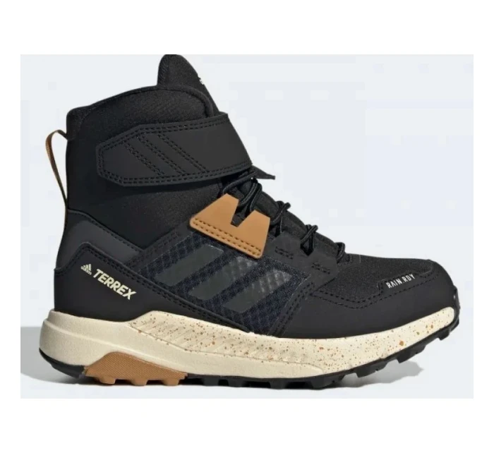Dětské zimní kotníkové boty Terrex Trailmaker Jr FZ2611 Černá s hnědou - Adidas Dětské zimní kotníkové boty Terrex Trailmaker Jr FZ2611 Černá s hnědou - Adidas