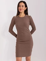 Dámské šaty RV SK 9219.13P Hnědá - FPrice