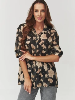 Košile s dlouhým rukávem  model 219729 Makadamia