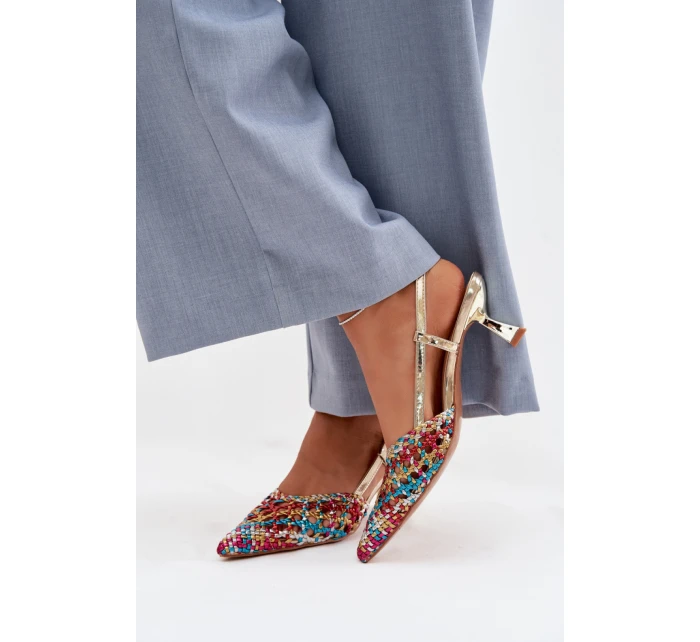 Sandály na podpatku  model 225222 Step in style