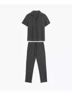 model 20905101 pyžamo kr/r S2XL pánské pyžamo na zip - Atlantic model 20905101 pyžamo kr/r S2XL pánské pyžamo na zip - Atlantic