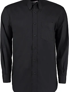 Kustom Kit KK 105 (18,5-23) Košile Oxford s dlouhým rukávem 43.105X black