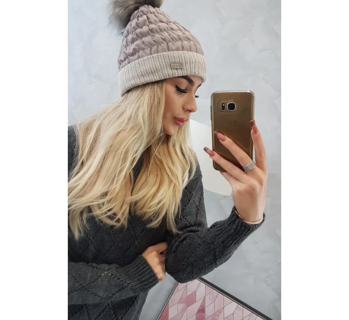 Čepice K160 béžová