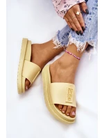 Dámské pantofle Big Star model 21582438 Žluté - Big Star Shoes