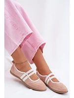 Sportovní baleríny s elastickými pásky Růžové Donatella Sportovní baleríny s elastickými pásky Růžové Donatella